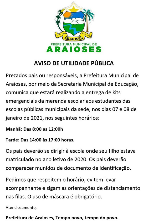 Aviso De Utilidade P Blica Blog Do Daby Santosblog Do Daby Santos